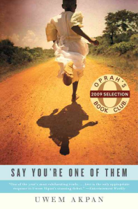 Cover of book: Say You're One of Them